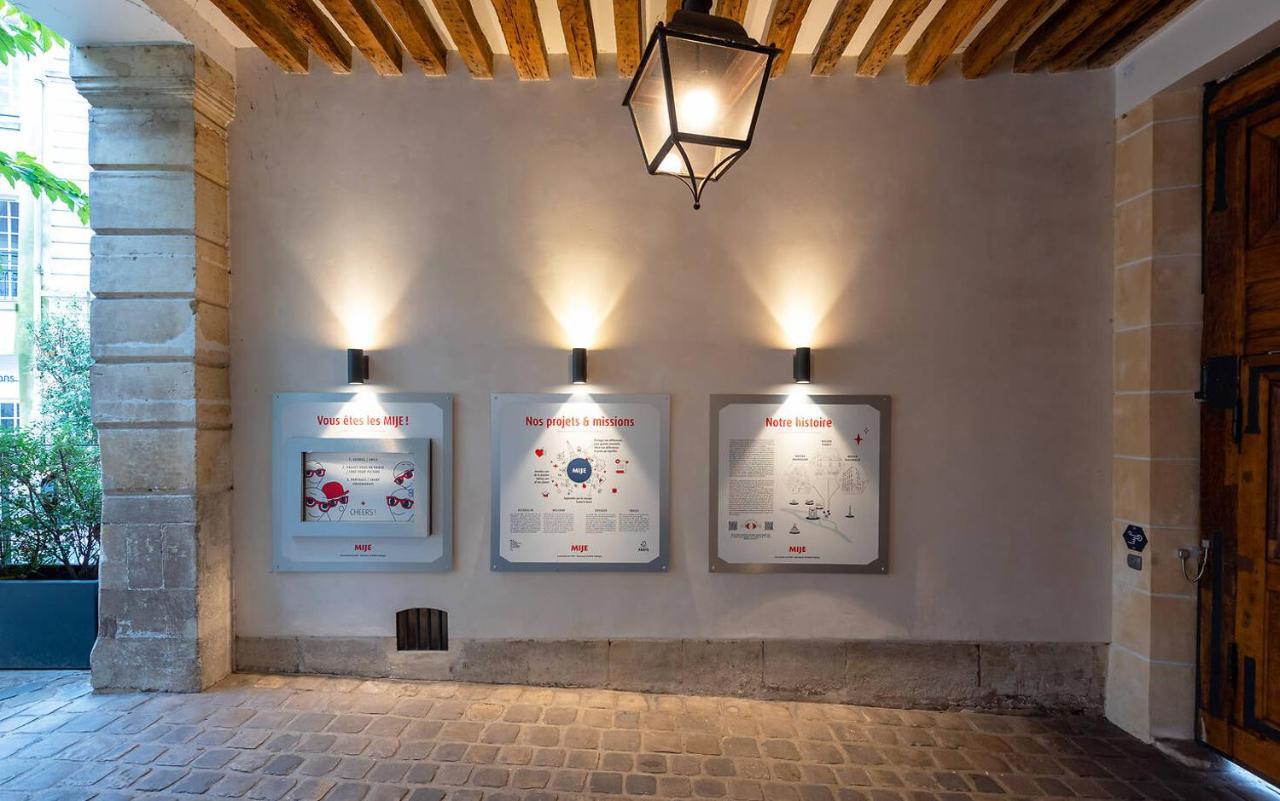 Mije Marais Hostel باريس المظهر الخارجي الصورة The museum's interior